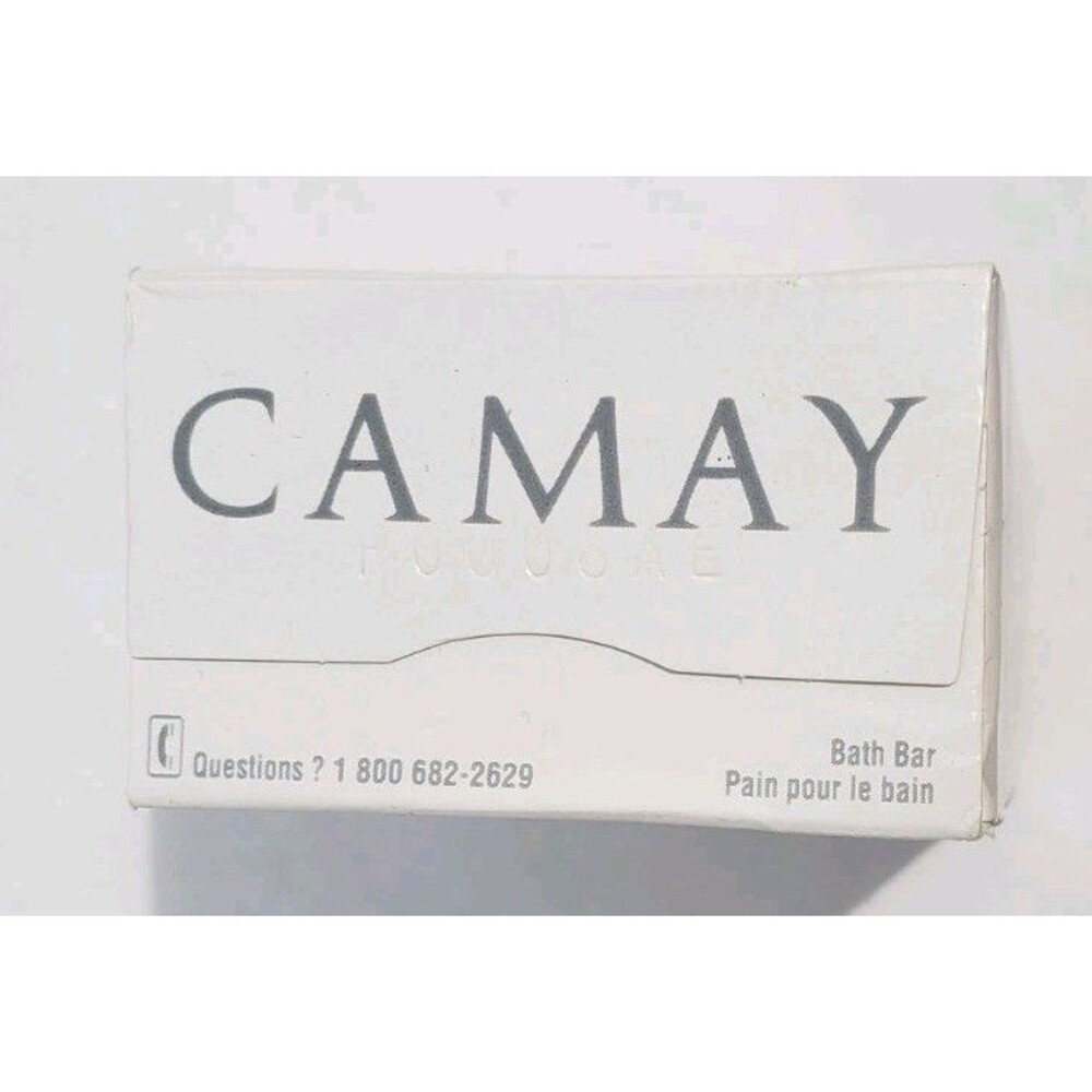 Camay Vintage Bath Bar Soap Classic Scent Boxed White Silver 4.5oz New Sealed